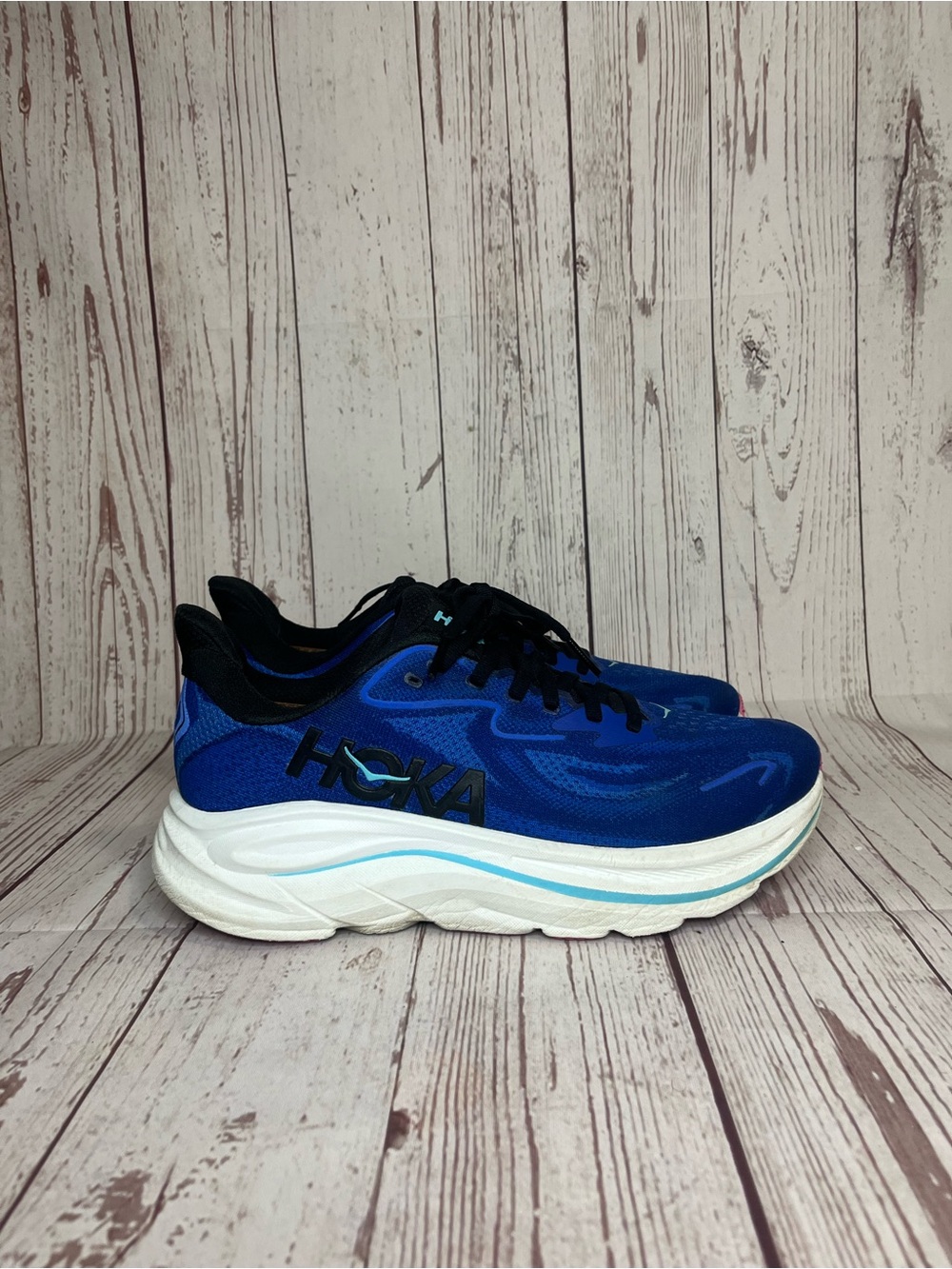 Hoka One One Clifton 10 Blue Running Shoe's Womens Size 9B